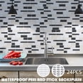 thumbnail image 3 of 24 piezas de papel tapiz para salpicaduras de cocina, papel tapiz autoadhesivo para azulejos y baldosas para cocina, baño Muyoka Hogar, 3 of 6
