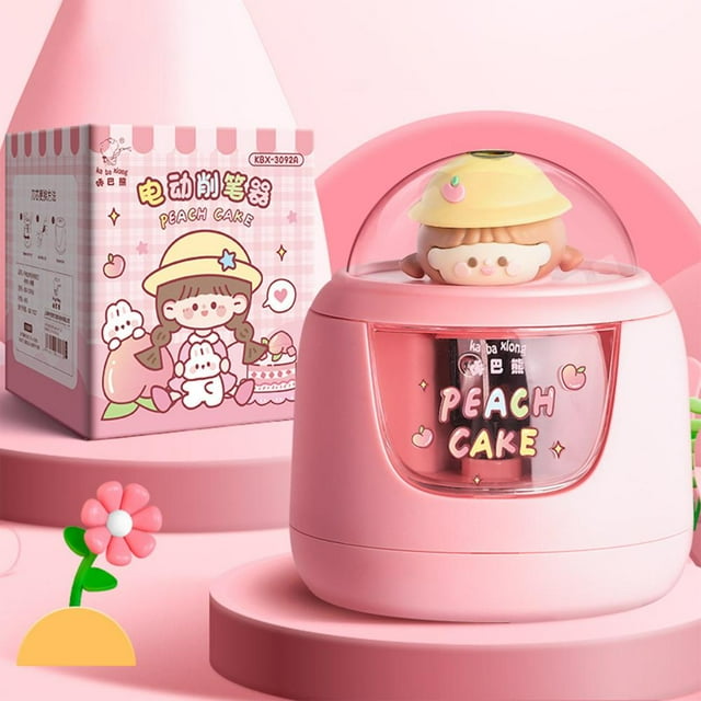 Feltree Automatic Pencil Sharpener Pencil Sharpener Cute Children's Primary School Student Pencil Sharpener Multifunctional Pencil Sharpener Planer