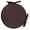 Brown, variant on Chair Seat Pad Bistro Round Chair Seat Pad Cushions Tie-on Kitchen Dining Removable Cover