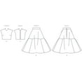 thumbnail image 5 of McCall PatternMisses' Crop Top and Flared Yoke Skirt-14-16-18-20-22, 5 of 5