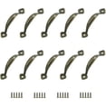 thumbnail image 1 of 10 manijas retro para muebles, manijas para puertas, manijas rústicas de aleación de zinc, espaciado entre manijas para cocina, puerta de granero, cobertizo de jardín, cajón de gabinete de madera (80, 1 of 5