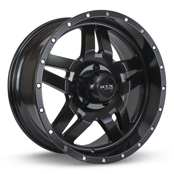 RTX Mesa 17x9 5x139.7 ET0 CB78.1 Satin Black Wheel