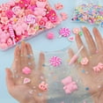 thumbnail image 5 of MEC 100Pcs Frosted Pink Slime Charms Assorted Cute Decoden Embellishments,Kawaii Slime Accessories,Candy Heart Bear Bulk Flatback Resin Charm for Phone Junk Cases,Scrapbooking Crafting&DIY Decoration, 5 of 14