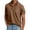 Brown, variant on Mens Polo Shirts Distressed Washed Golf Shirt Short Sleeve Button Down Denim Shirt Casual Classic Vintage Shirts Oversized Boxy Tee Shirts with Pocket Purple 2XL