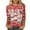 JRN6-Christmas Gifts-Multicolor, variant on VKOYWKM Christmas Shirt Women 3/4 Length Sleeve Tops Christmas Snowman Graphic Tees Loose Fit Crew Neck Fall T-Shirts Holiday Gift Top