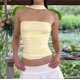 thumbnail image 4 of Tops de Tubo Y2K para Mujer, Sin Tirantes, Sin Mangas, para Salir, Ajustados, Sin Espalda, Estilo Bandeau, Ropa Estética. Amarillo L, 4 of 10