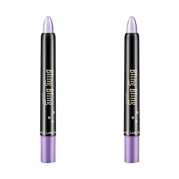 Salud y Belleza, Belleza y Maquillaje, Sombras de ojos, Sombra de ojos, Lápiz de sombras de ojos para mujer Lápiz de sombras de ojos Flash Barra de sombras de ojos continuas 2 piezas, Sombra de ojos