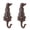 dog hook, variant on HonorHut 1 Piece Wall Mount Storage Hooks Bull Head Indoor Wall Hook with Longhorn Backpack Hooks for Wall Decorative Key Hanger with 2 Screws