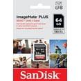 SanDisk 64GB ImageMate Plus SDXC UHS1 Memory Card 130MB/s, C10, U1