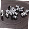 thumbnail image 4 of Minkissy 200Pack Aluminum Crimp Sleeve Wire Rope Joint Crimping Double Hole for Working Maintenance Construction, 4 of 8