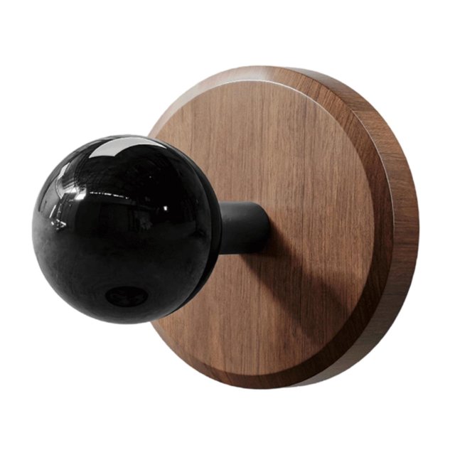Gancho de pared de madera Decoración rústica para el hogar Organizador para el hogar Gancho para abrigos Montado en la pared 1 pieza