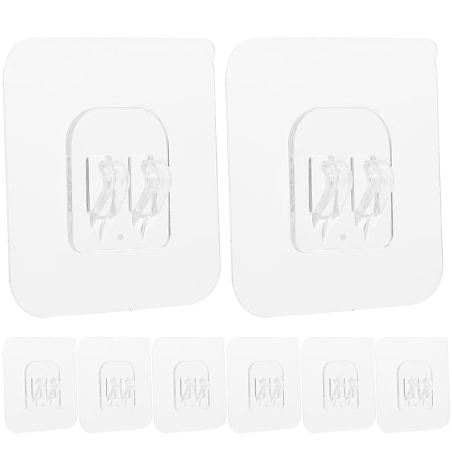 GAXIRE 20Ud Adhesivos Transparentes Para Con Fuerte Sin Taladro Multiusos