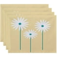 thumbnail image 1 of Simply Daisy 18" x 14" Daisy May Floral Print Placemats, Set of 4, 1 of 1