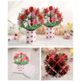 thumbnail image 6 of PFFRIZ Paper Pop Up Cards, 8 inch Roses Bouquet Handmade 3D Popup Cards with Note Card and Envelope for Mother's Day Gift 1PC Clearance, 6 of 8