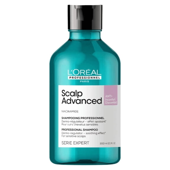 L’Oreal Scalp Advanced Dermo-Regulator Shampoo | Gentle Cleanser for Sensitive Scalps, 10.1 fl.oz.