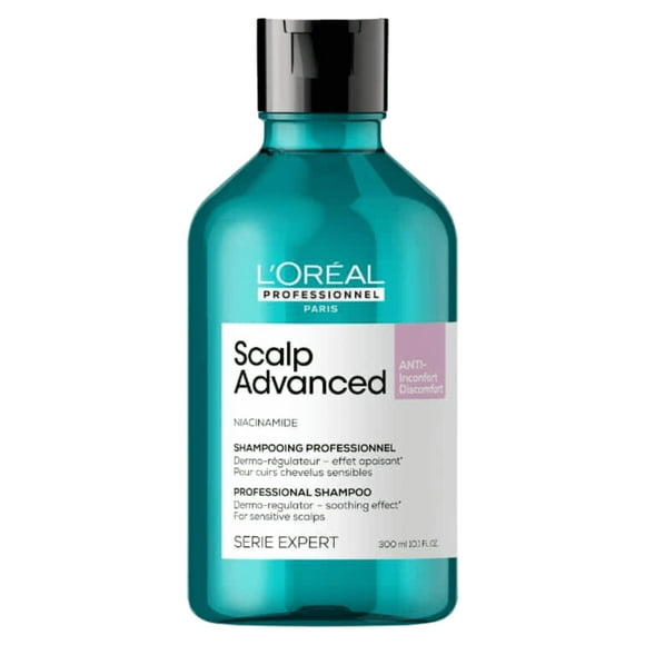 L'Oreal Scalp Advanced Dermo-Regulator Shampoo | Gentle Cleanser for Sensitive Scalps, 10.1 fl.oz.