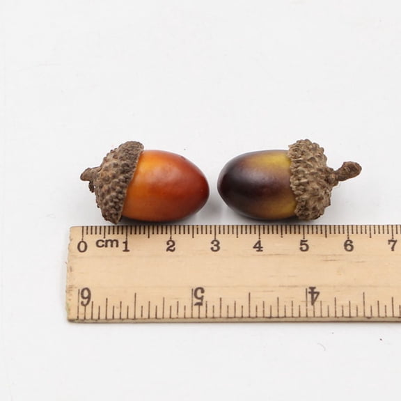 CIMAXIC 30pcs Faux Acorn Decoration Fall Decorative Items Craft Activity