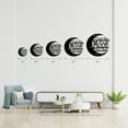 thumbnail image 4 of I Love You To Moon and Back Sign Art | I Love you Quotes Home Accent Home Decor | Anniversary Gift Idea Metal Wall Art | Indoor Outdoor Made in USA - 3 Sizes / 13 Colors, 4 of 6
