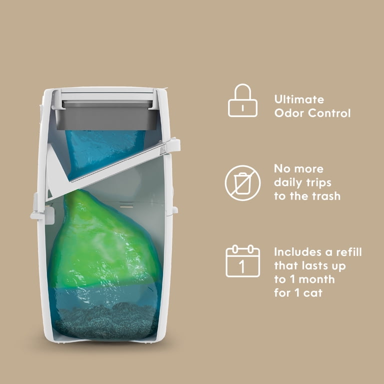 Litter Genie Essential Cat Litter Disposal Pail, Odor Control photo 4