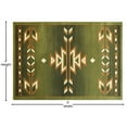 thumbnail image 5 of Masada Rugs Southwest , Area Rug (4 Feet X 5 Feet), Green, 5 of 6