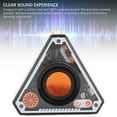 thumbnail image 4 of Portable  Speakers, Loud Stereo Sound Mini Speaker with Colorful LED Lights, 400mAh Rechargeable Travel Speaker with Lanyard for Home Party Outdoor Gift, 4 of 7
