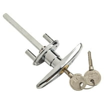 Garage Door Lock T Handle w/2 Keys - Replacement