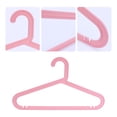 thumbnail image 3 of Unique Bargains Plastic Pants Hangers Durable Space Saving Clothes Hangers 10 Pcs Pink, 3 of 6