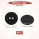 thumbnail image 3 of Botones de Concha Natural Uxcell [25pcs] - Botones de Costura de Madre de Perla de 20mm 2 Agujeros para Costura de Camisas y Decoración de Manualidades DIY - [Negro], 3 of 6