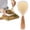 Light Yellow, variant on Silicone Spatula Wooden Handle Short Cooking Spoon for Non Stick Pan Baking