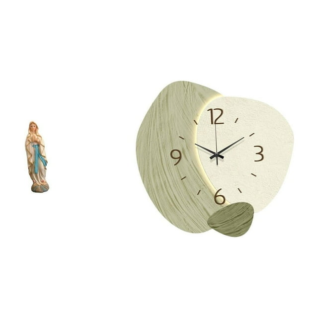 Estatua de Lutero,Colección religiosa de estatuas de la Virgen María,Figura de resina y la Dama de Lutero,Reloj de pared,Reloj de pared silencioso,reloj de pared nórdico,decoración para el