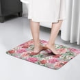 thumbnail image 4 of Pioneer Flower Floral Print Flannel Non Slip Door Rugs,Washable Door Mats Indoor,Decorative Door Mats,Dirt-Resistant and Absorbent Doormat for Entrance,Bedroom,Kitchen,Bathroom,23.5"x16", 4 of 5