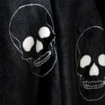 thumbnail image 2 of Skulls Fleece Cosy Fleece 130X170Cm Blanket Throw Grey, 2 of 4