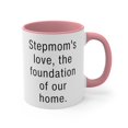 thumbnail image 4 of Stepmom Gifts Two-Tone 11oz Mug Stepmom's love, the foundation of our home., 4 of 4