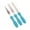 Blue-181, variant on Baking Spatula Set, Stainless Steel Kitchen Tools, 3-piece Cake Decorating Kit, Ergonomic & Dishwasher Safe, for Home Bakers