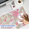 thumbnail image 4 of Long Mouse Pads for Desk,Pioneer Flower Floral Print Pattern Desk Mats on Top Of Desks, Desk Mouse Pad Extra Large with 3mm Non-Slip Base and Stitched Edge for Gaming,Office,Work,Home 35.4"x15.7", 4 of 6