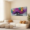 thumbnail image 4 of Large Colorful Tree of Life Canvas Wall Art, Abstract Tree Decor Painting Canvas Print for Living Room, Bedroom, Office Decorations, Gifts for Men, 4 of 7