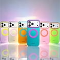 thumbnail image 6 of Magnetic For iPhone 17 Phone Case,Compatible with Wireless Charging,Vibrant Two-color Contrasting Design,Anti-Scratch Shockproof Anti-fall Drop protection,Thin Fit Phone Case,A, 6 of 7