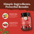 thumbnail image 3 of Natures Craft Extra Strength Apple Cider Vinegar Capsules for Gut Health & Detox Pills, 180 Count, 3 of 9