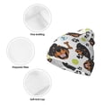 thumbnail image 3 of Yiaed Rottweiler Print Winter Beanie for Men Women, Fleece Lined Beanie Soft Warm Knit Hat Ski Stocking Cuffed Ca, 3 of 6