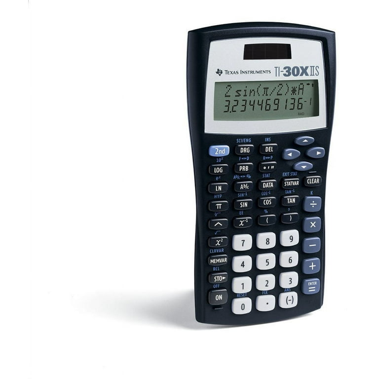 Texas Instruments Two Line Scientific Calculator, White 