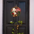 thumbnail image 1 of Fiudx Liquidación navideña Corona navideña para puerta de entrada, coronas, colgador de puerta de casa, decoración de pared para coche, 1 of 2