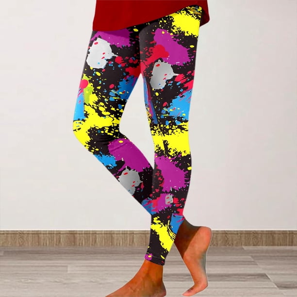 WILLBEST Leggings Elásticos con Estampados de Moda para Mujer, Mallas de Yoga para Fitness Y Uso Casual, Pantalones de Entrenamiento de Cintura Alta, Cómodos Y Suaves. Extra Grande