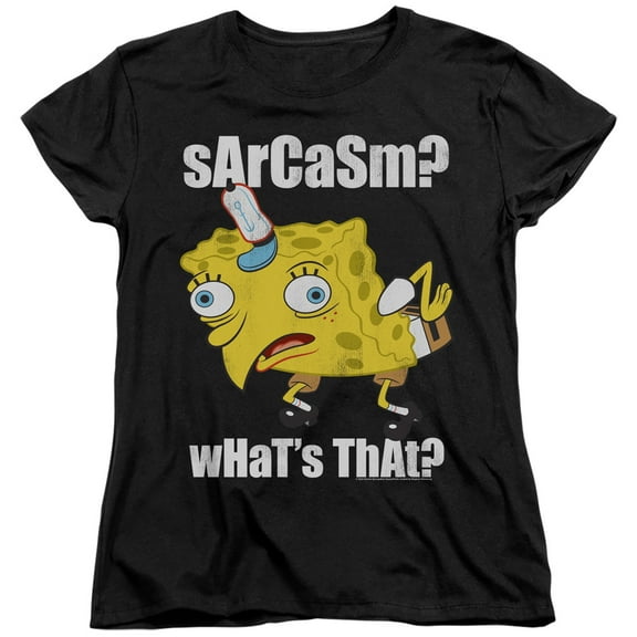 Spongebob Sarcasm Meme Women's T Shirt