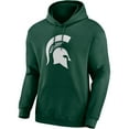 thumbnail image 2 of Men's Fanatics Branded Green Michigan State Spartans Team Primary Logo Pullover Hoodie, 2 of 3