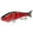 Red Perch, variant on Bassdash SwimShad Glide Baits Jointed Swimbait Bass Pike Salmon Trout Muskie Fishing Lure 7in /62.5g