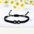 thumbnail image 3 of Initial Bracelets for Women Best Friend,Birthday Graduation Gifts Adjustable Heart Link Letter Mens Bracelet for Sister Daughter Father's Day Mom Couples Boyfriend Friendship Jewelry, 3 of 9
