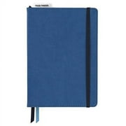 C.R. Gibson Blue Leatherette Freestyle Organizer and Planner Dot Grid Notebook, 6'' W x 8.5'' L, 240 Pages