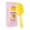 Yellow, variant on Drrntien Hair Scalp Massager Portable Exfoliating Body Scrubber,2 in 1 Body Shampoo Brush