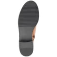 thumbnail image 5 of Journee Signature Womens Genuine Leather Natara Round Toe Stacked Combat Booties, 5 of 8