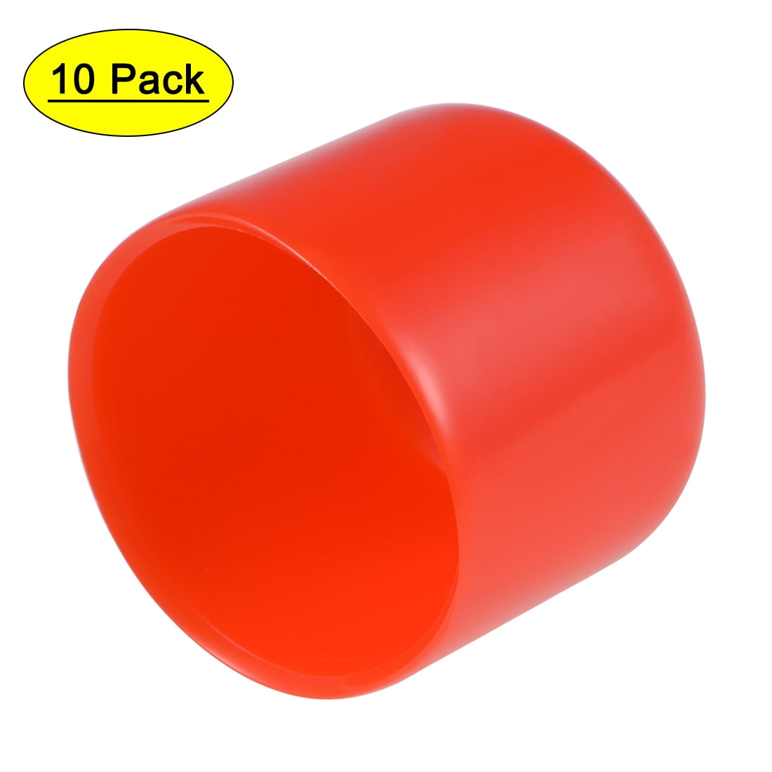 Uxcell 36mm ID Red Screw Thread Protectors Vinyl End Caps 10 Pack